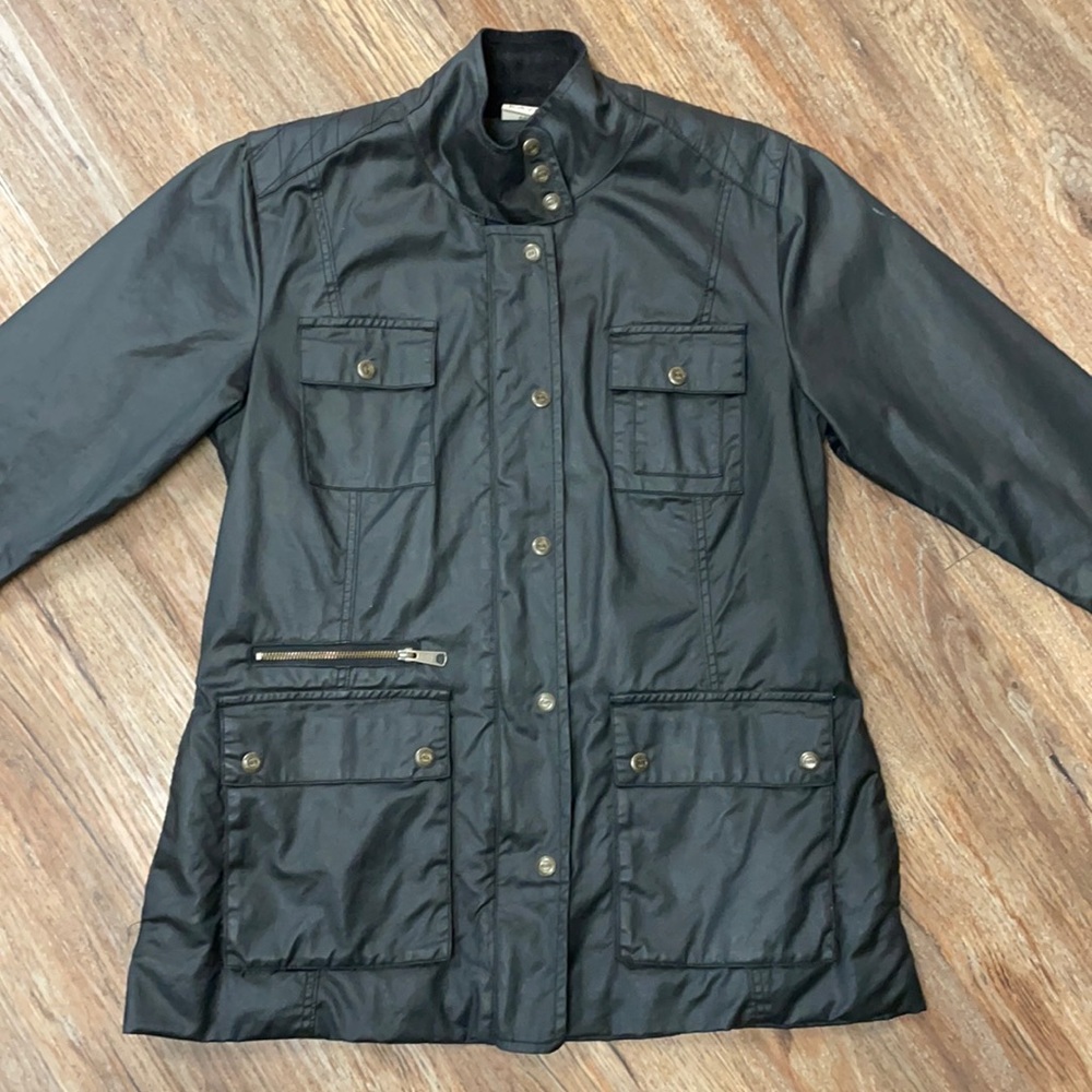 KAVU Wax Cotton Canvas Lined Jacket Coat EUC